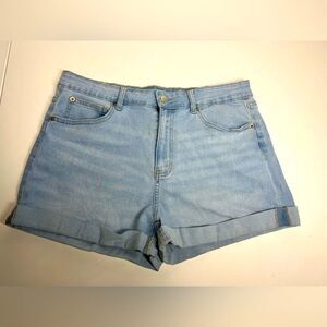 NOBO Mid  waist Mom shorts Denim Light Blue Junior Size 15